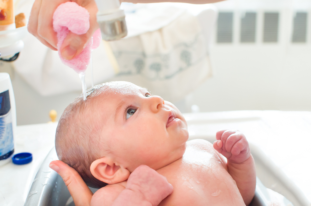 cradle cap bath