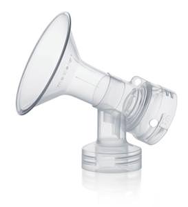 Breast pump horn