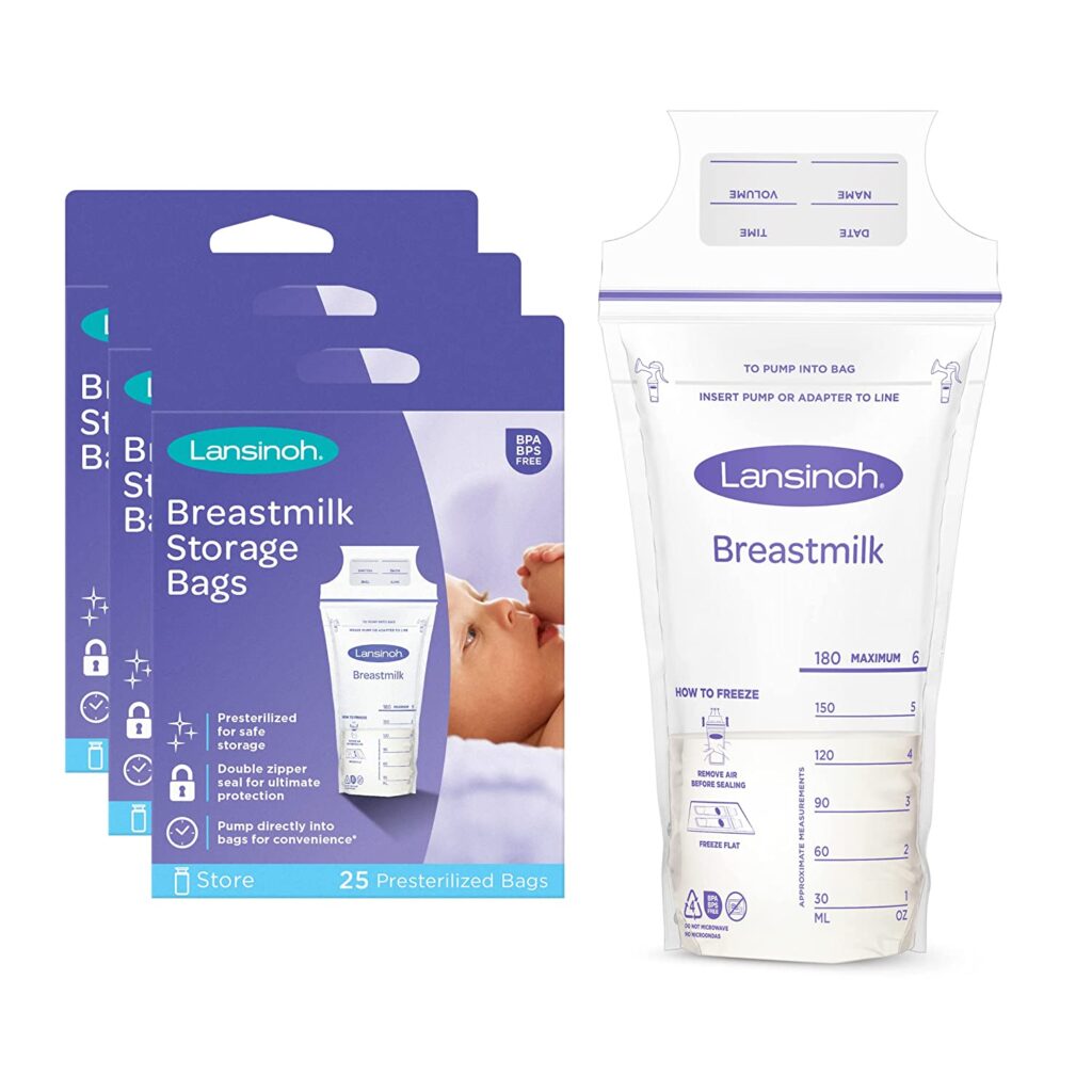 lansinoh breast milk storage bags