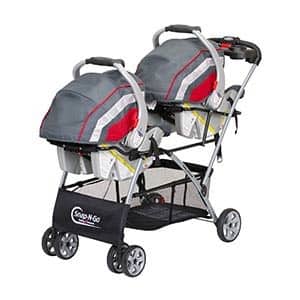 Best Car Seat Strollers for Twins - Snap N Go double with seats