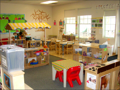 Toy Storage Ideas - Kindergarten Class Room